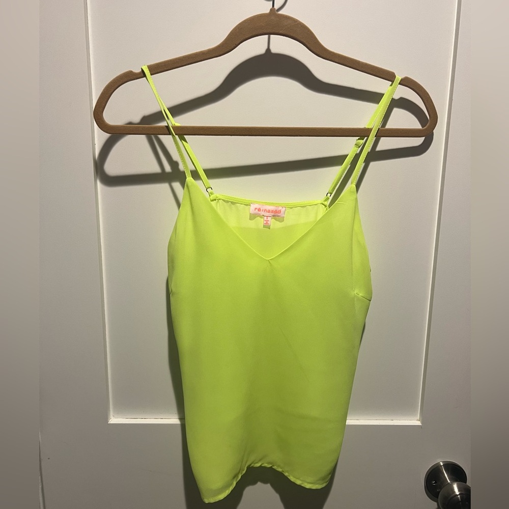 Neon yellow tank top only worn once